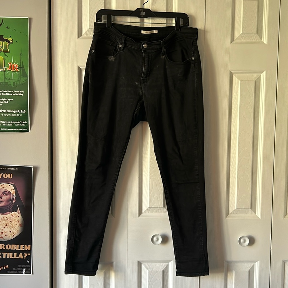 Levi’s Black Skinny Jeans, small blemish